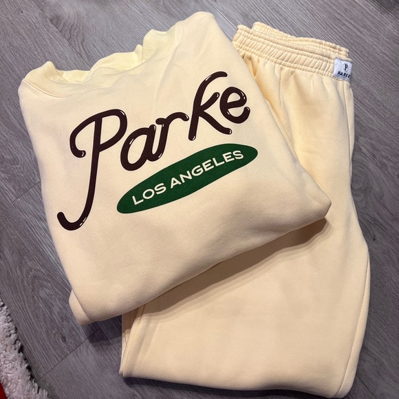 Parke Sweaters - Parke Los Angeles set BRAND NEW mockneck and boxer sweatpants